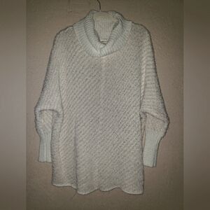 Moon & Madison cream white stripe sweater S